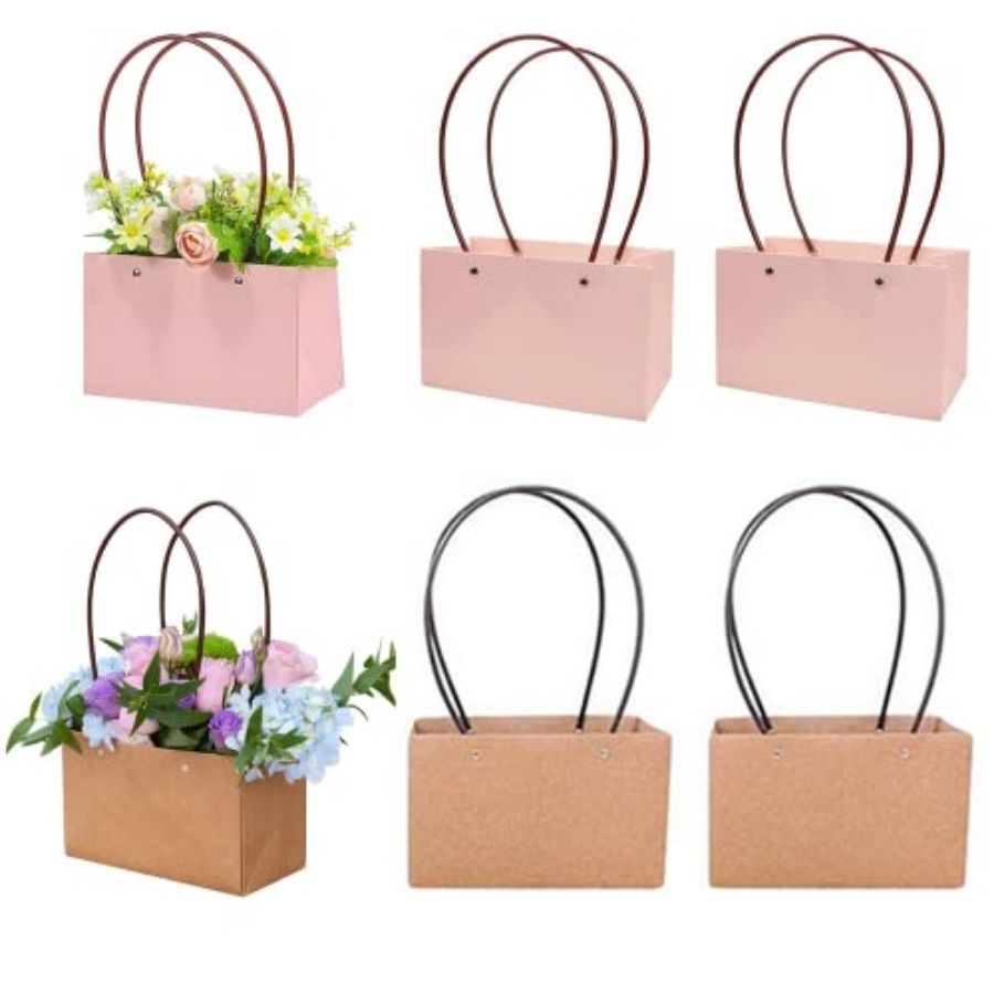 Flower Wrap Kraft - 6 Pcs Kraft Pr Flower Gift