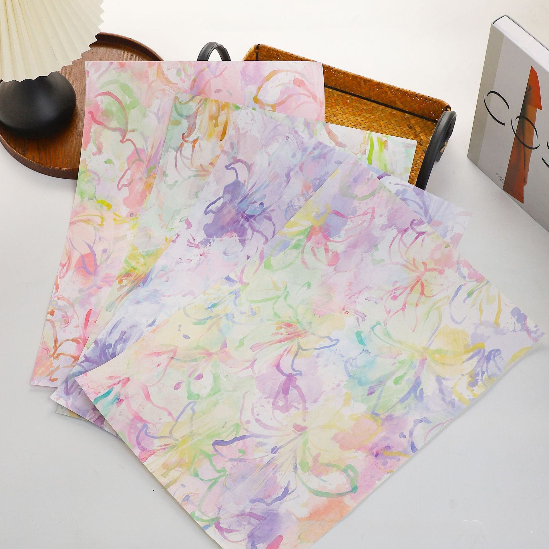 Colorful Romantic Oil Painting – обзор и цена Flower Wrap Kraft