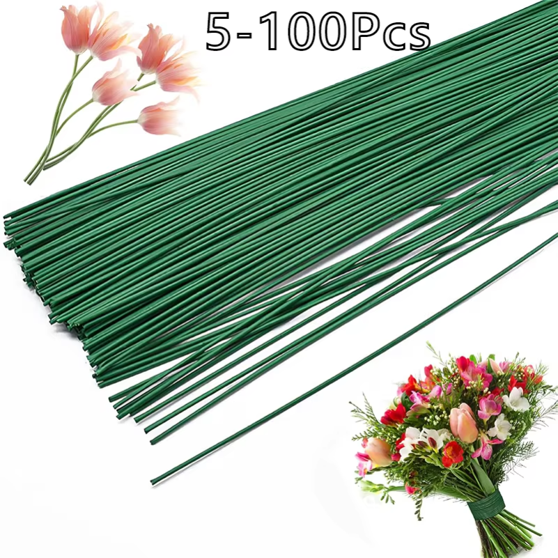 5-100Pcs Mini Green Floral Wir – обзор и цена Wire Stem Florist