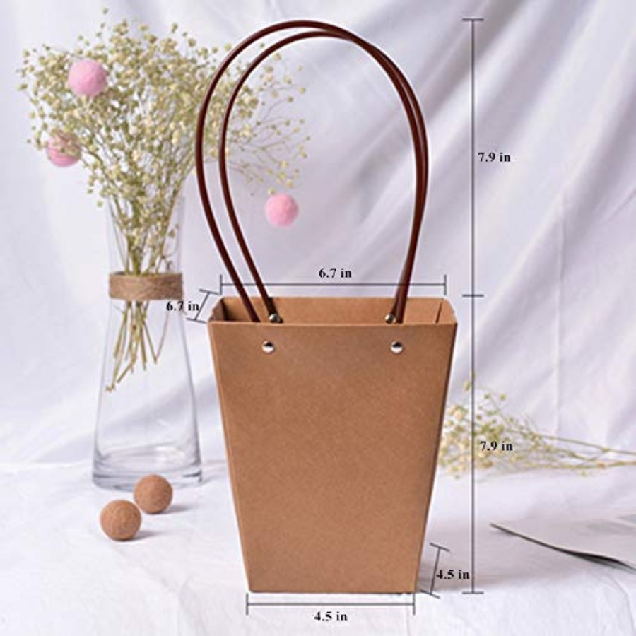 Trzoid Flower Bouquet Bags, Kr – обзор и цена Flower Wrap Kraft