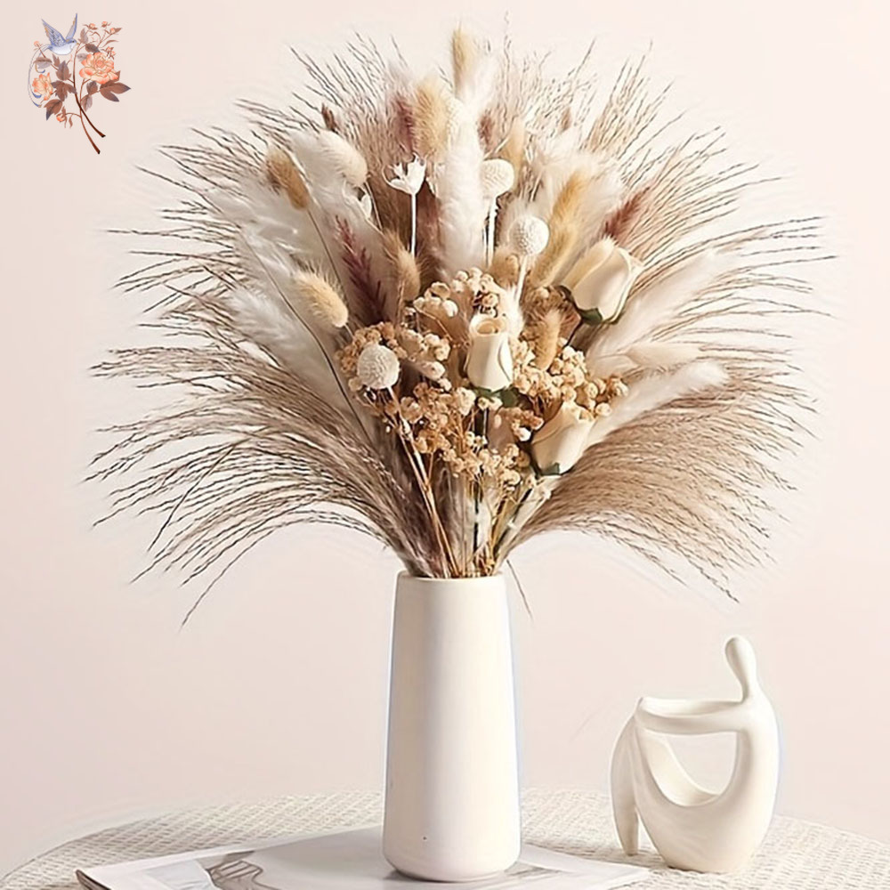 80Pcs Artificial Dried Flowers – обзор и цена Florist Supply Vases