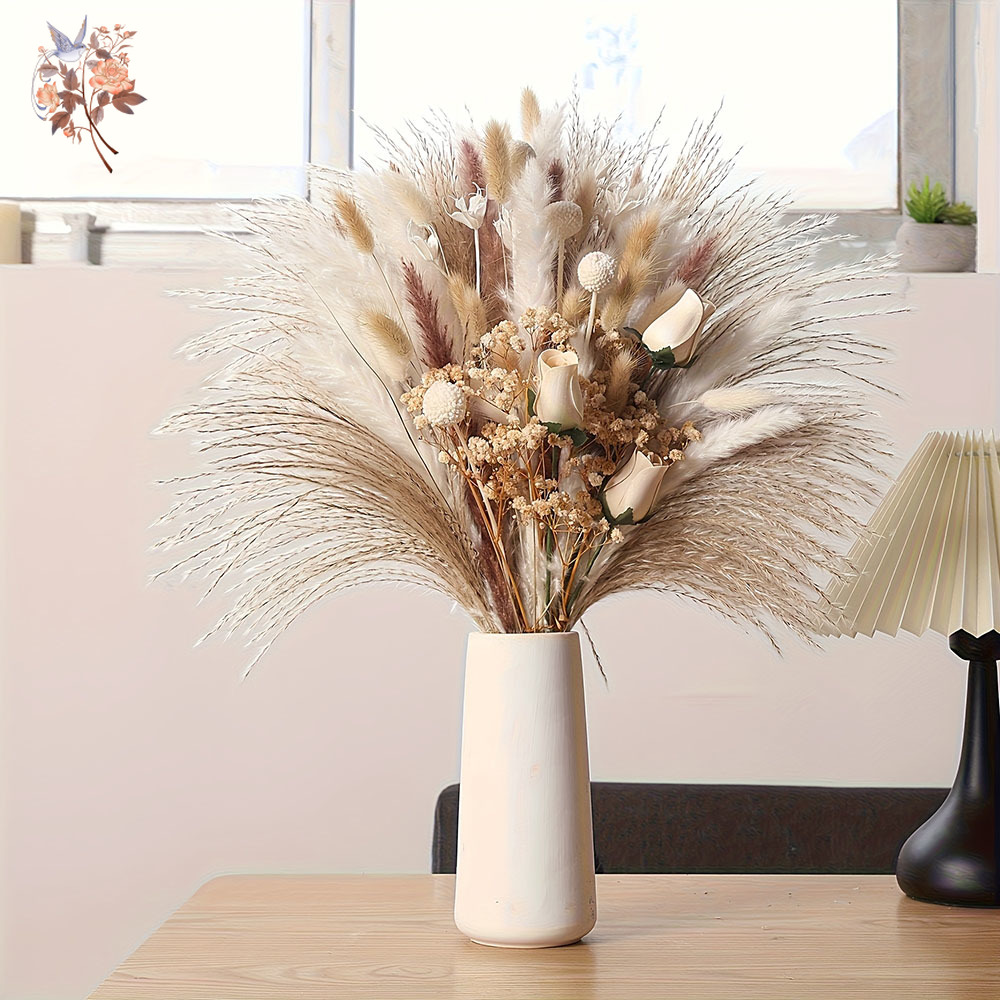 80Pcs Artificial Dried Flowers – обзор и цена Florist Supply Vases