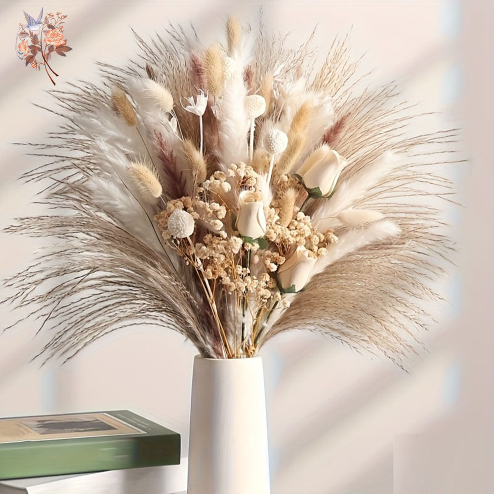 80Pcs Artificial Dried Flowers – обзор и цена Florist Supply Vases