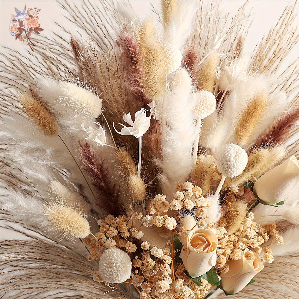 80Pcs Artificial Dried Flowers – обзор и цена Florist Supply Vases