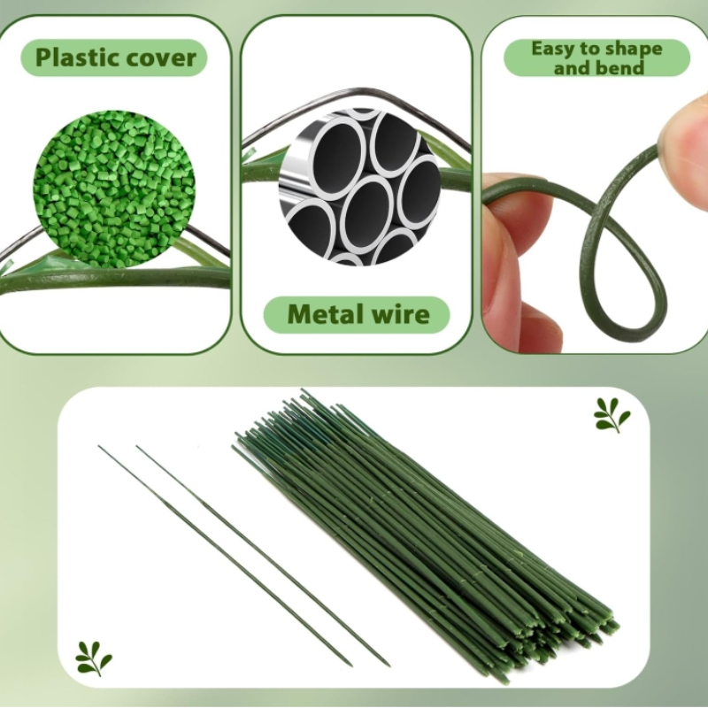 100 Pieces Floral Stem,Artific – обзор и цена Wire Stem Florist