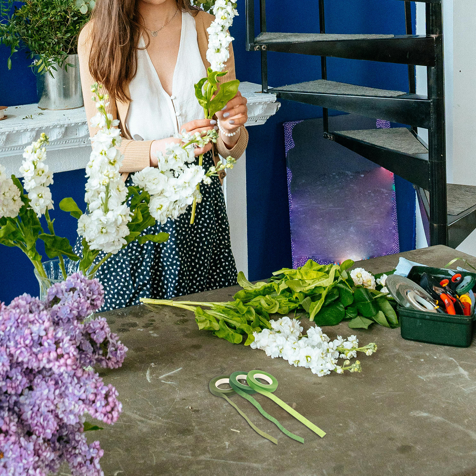 1Set Floral Stem Wire and Tape – обзор и цена Wire Stem Florist