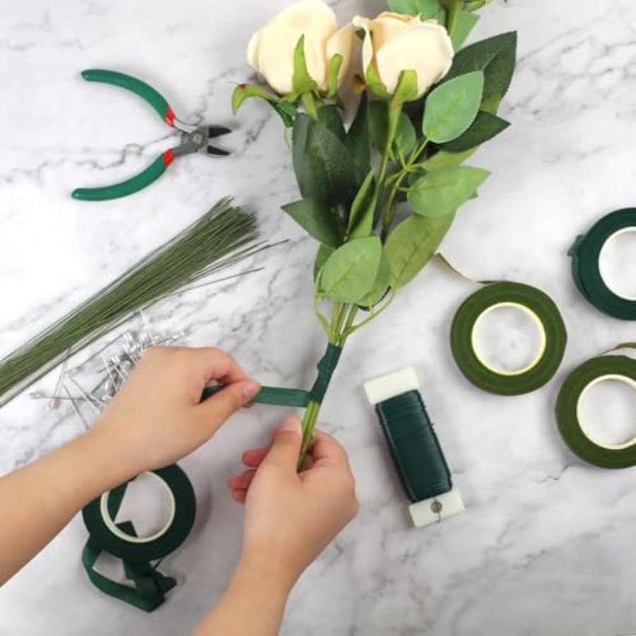 Floral Arrangement Kit with Gr – обзор и цена Wire Stem Florist