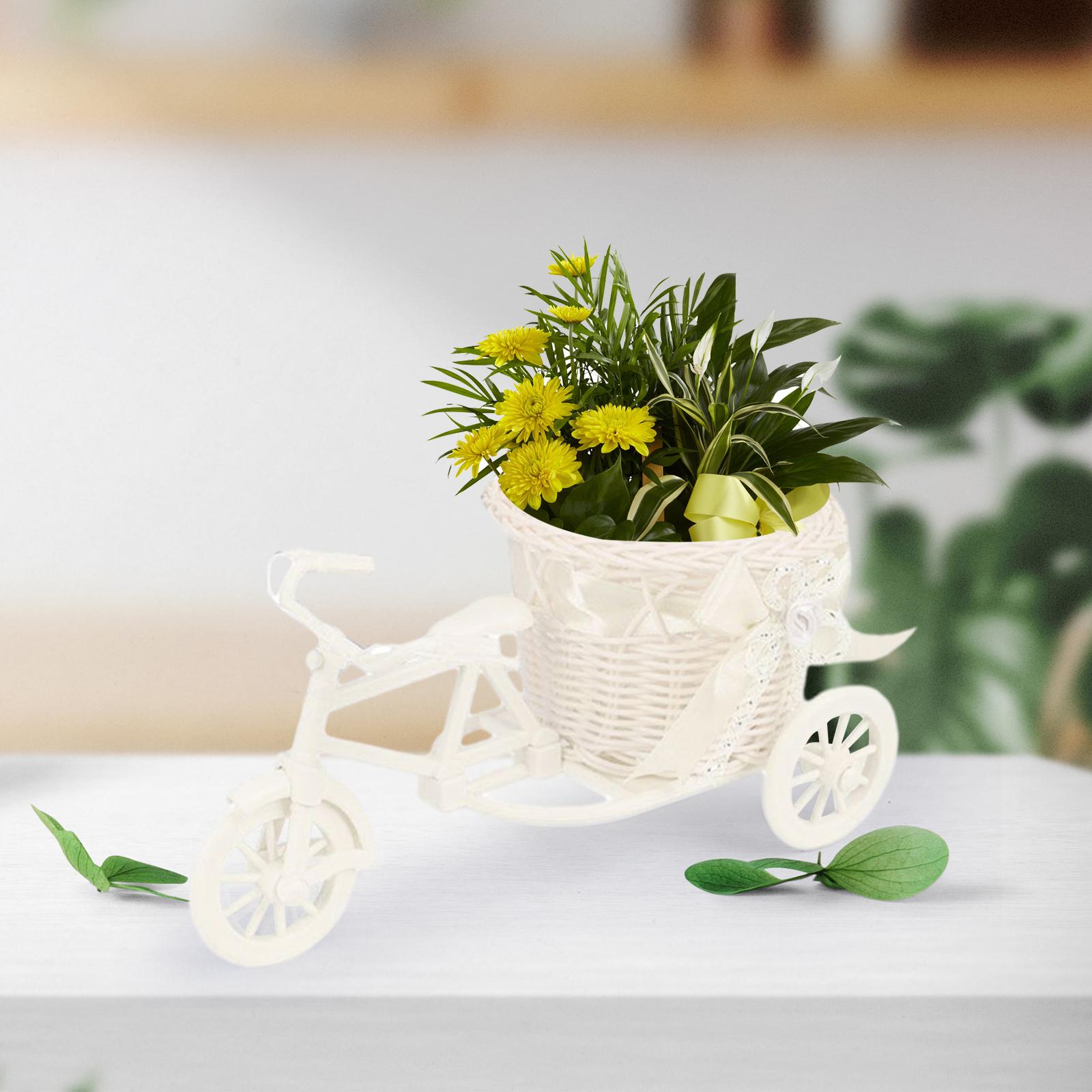 Bicycle Artificial Flower Bask – обзор и цена Florist Supply Vases