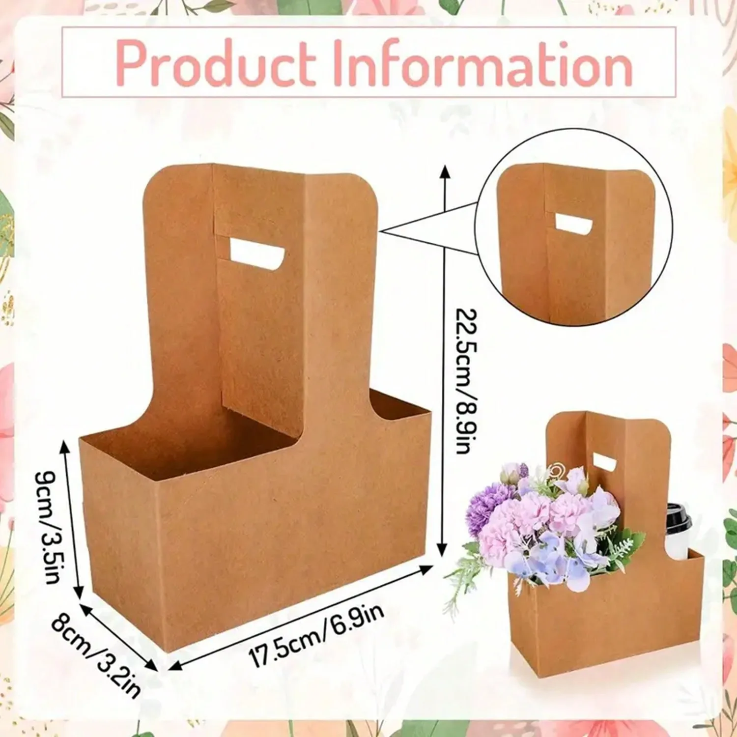 Kraft Paper Flower Bouquet Gif – обзор и цена Flower Wrap Kraft