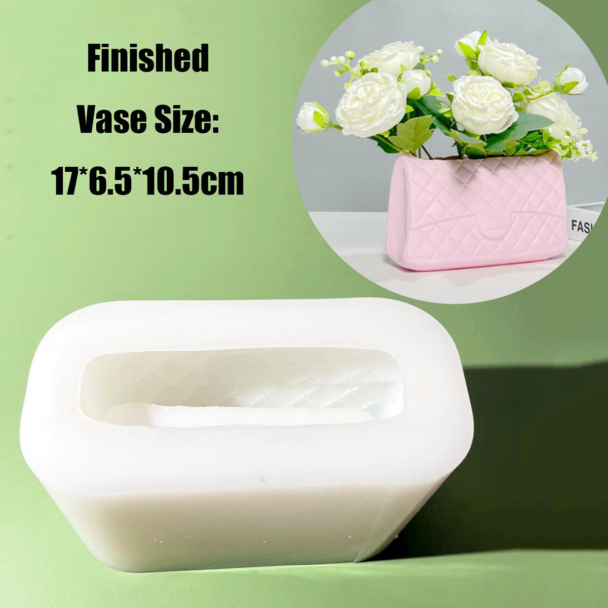 Luxury Handbag Vase Silicone M – обзор и цена Florist Supply Vases