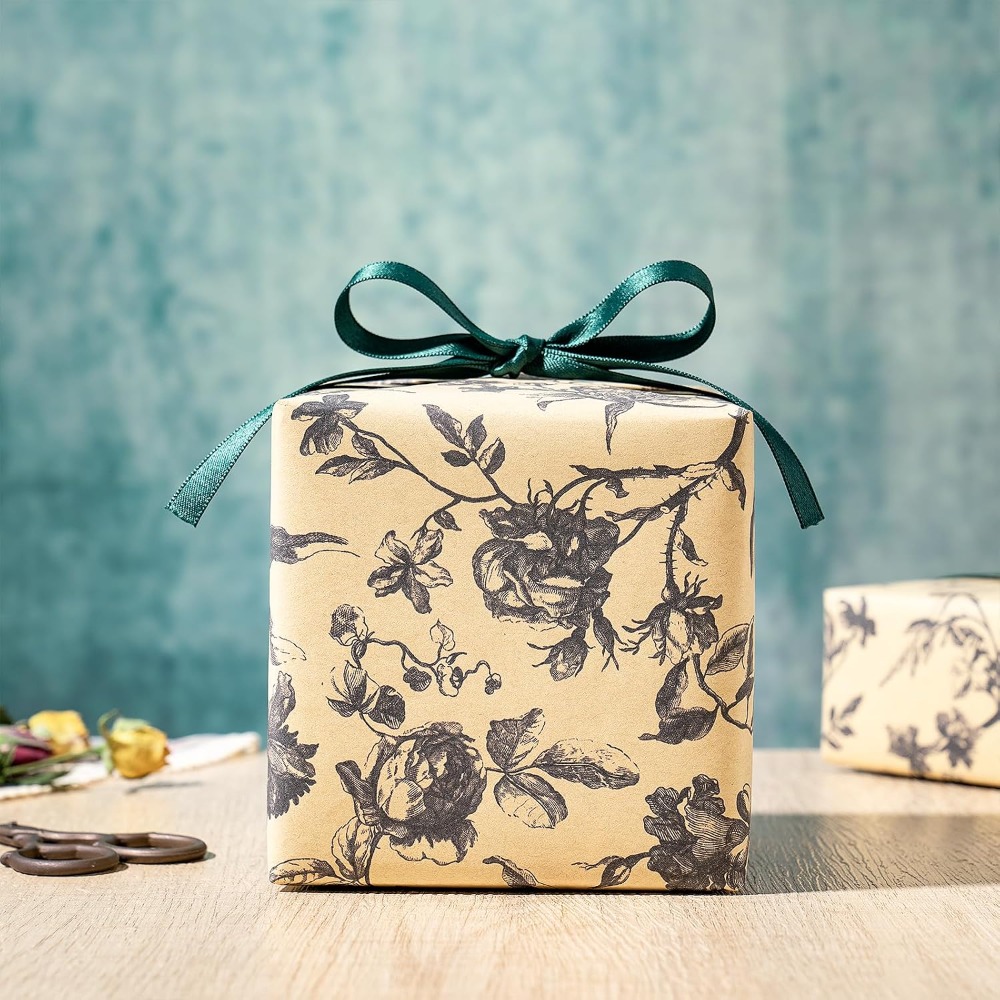 Vintage Kraft Floral Wrapping  – обзор и цена Flower Wrap Kraft
