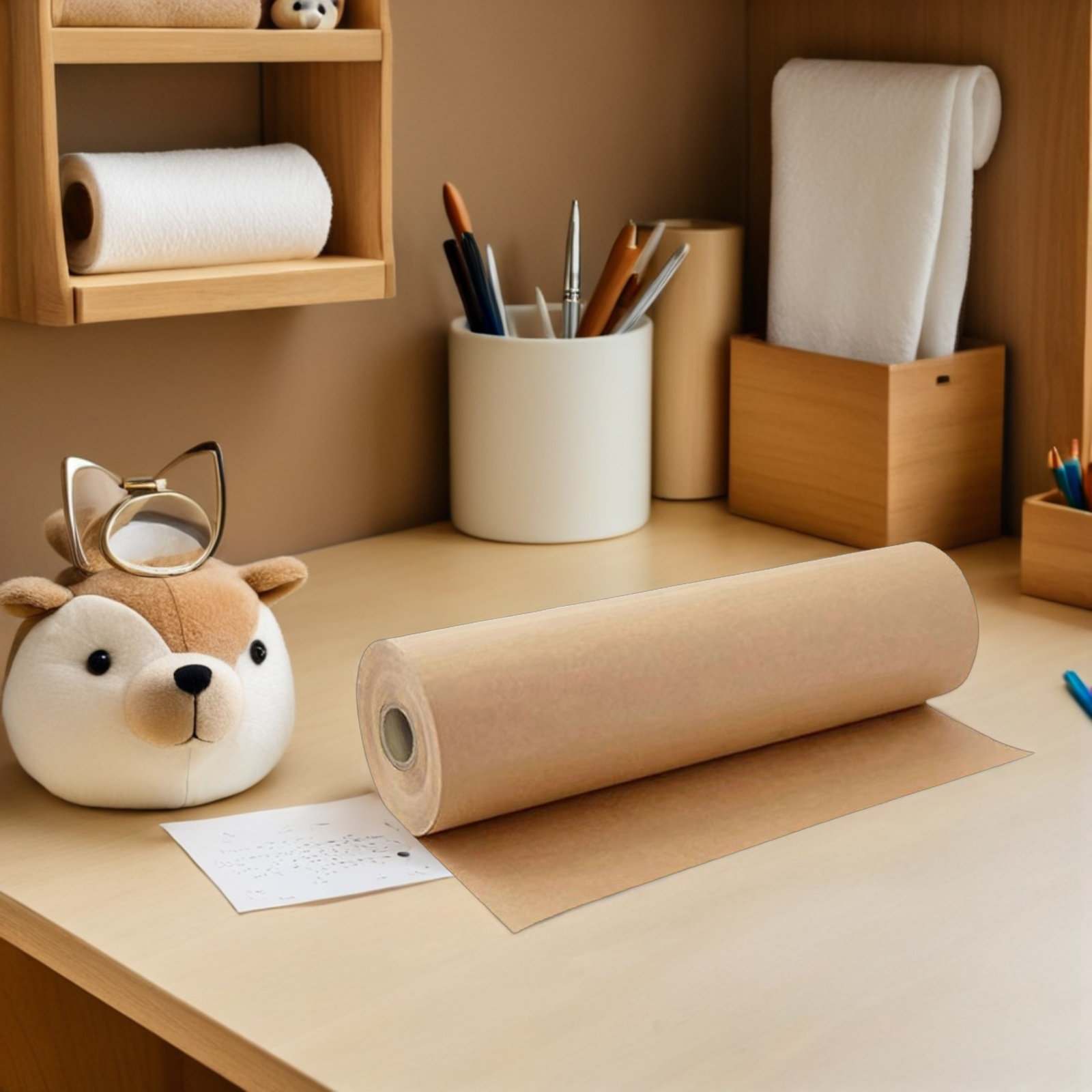 1 Roll Brown Kraft Paper Gift  – обзор и цена Flower Wrap Kraft