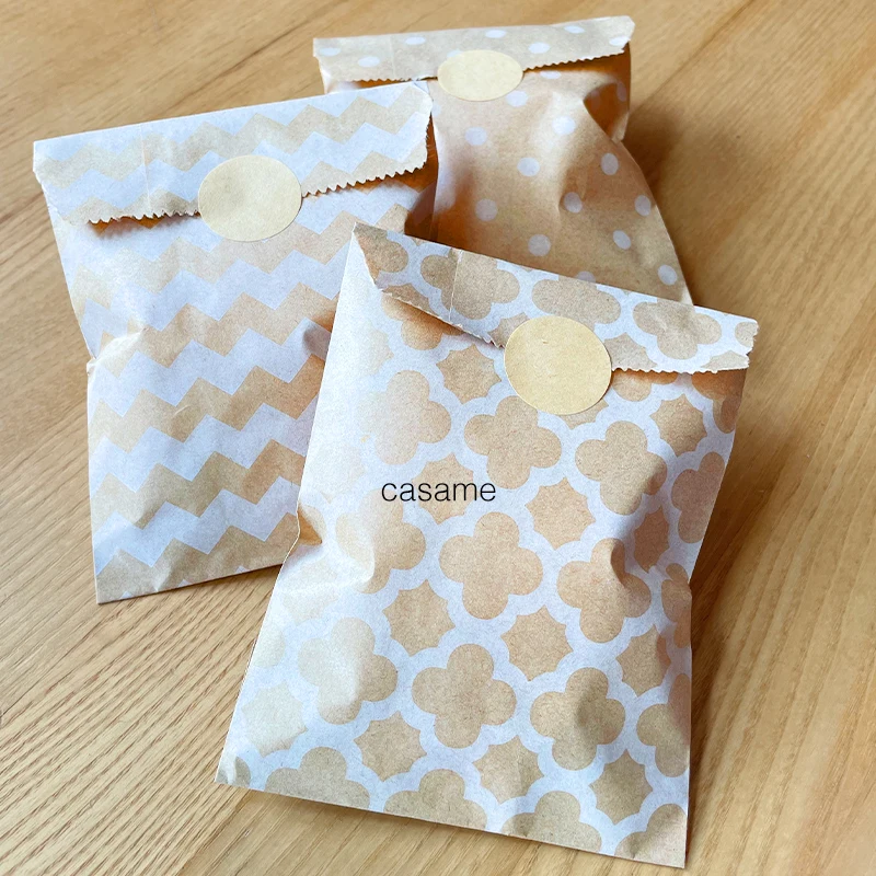 25pcs Kraft Paper Bags Candy B – обзор и цена Flower Wrap Kraft