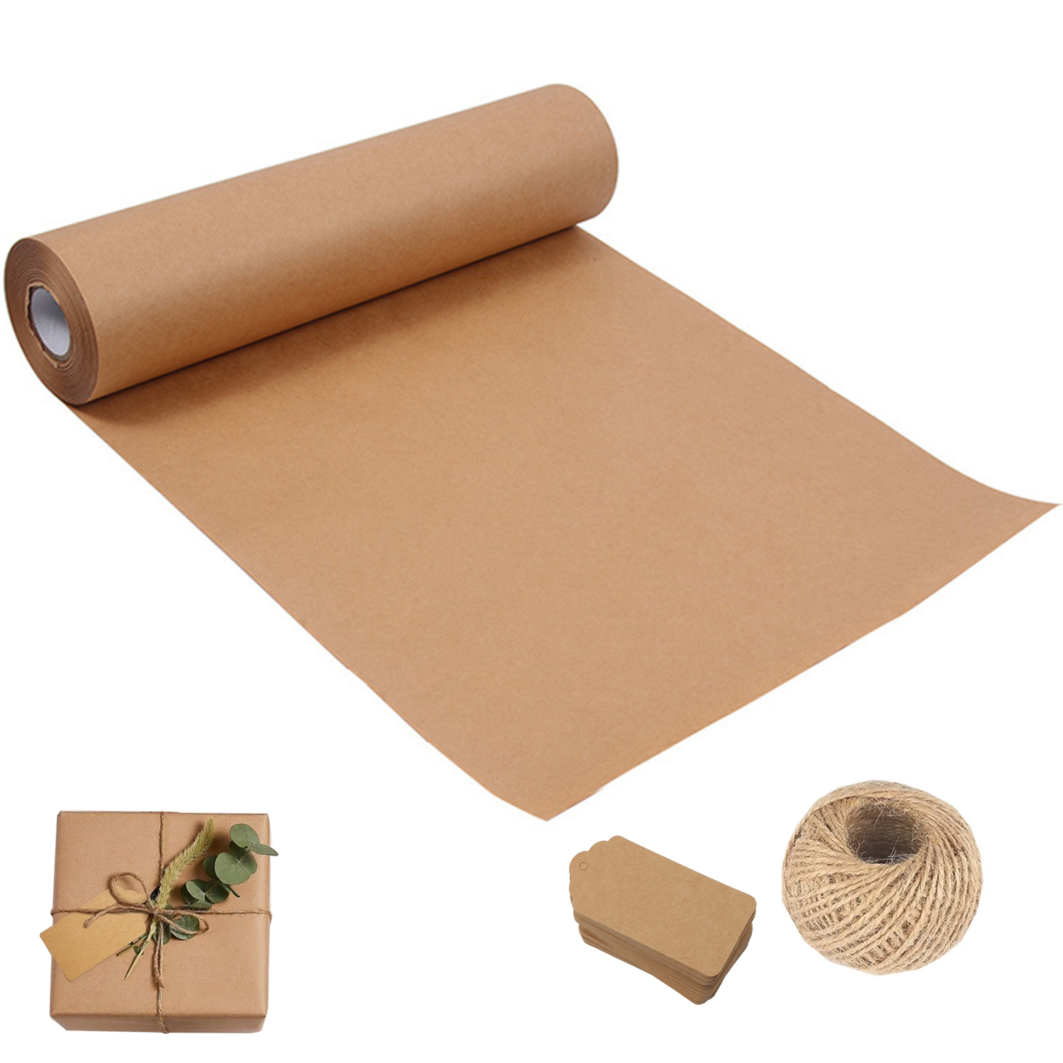 EcoFriendly Brown Kraft Paper  – обзор и цена Flower Wrap Kraft