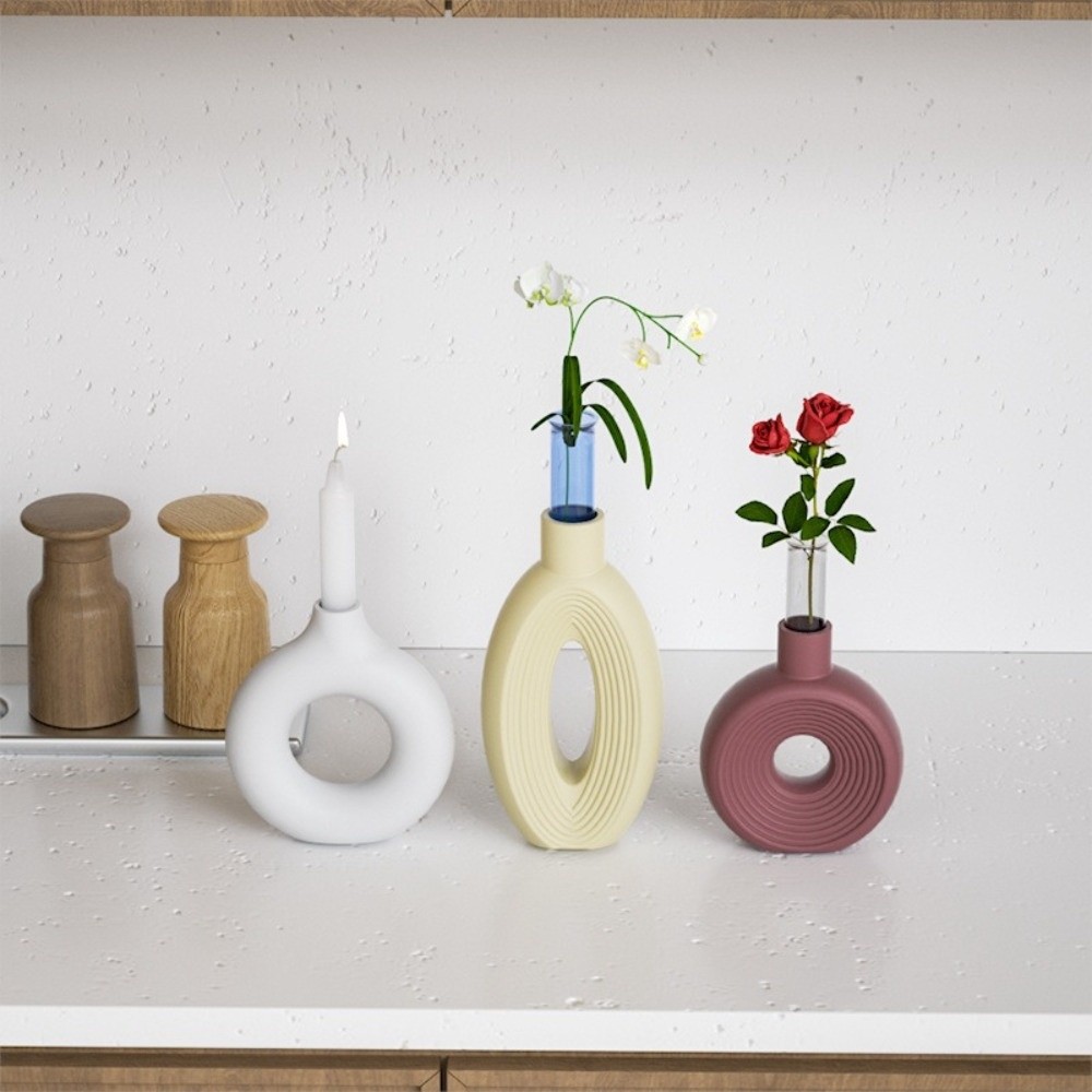 Oval Stripe Silicone Vase Mold – обзор и цена Florist Supply Vases