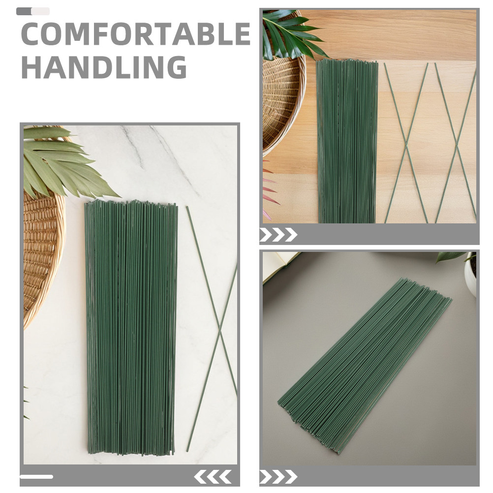 60Pcs Green Floral Wire Stems  – обзор и цена Wire Stem Florist