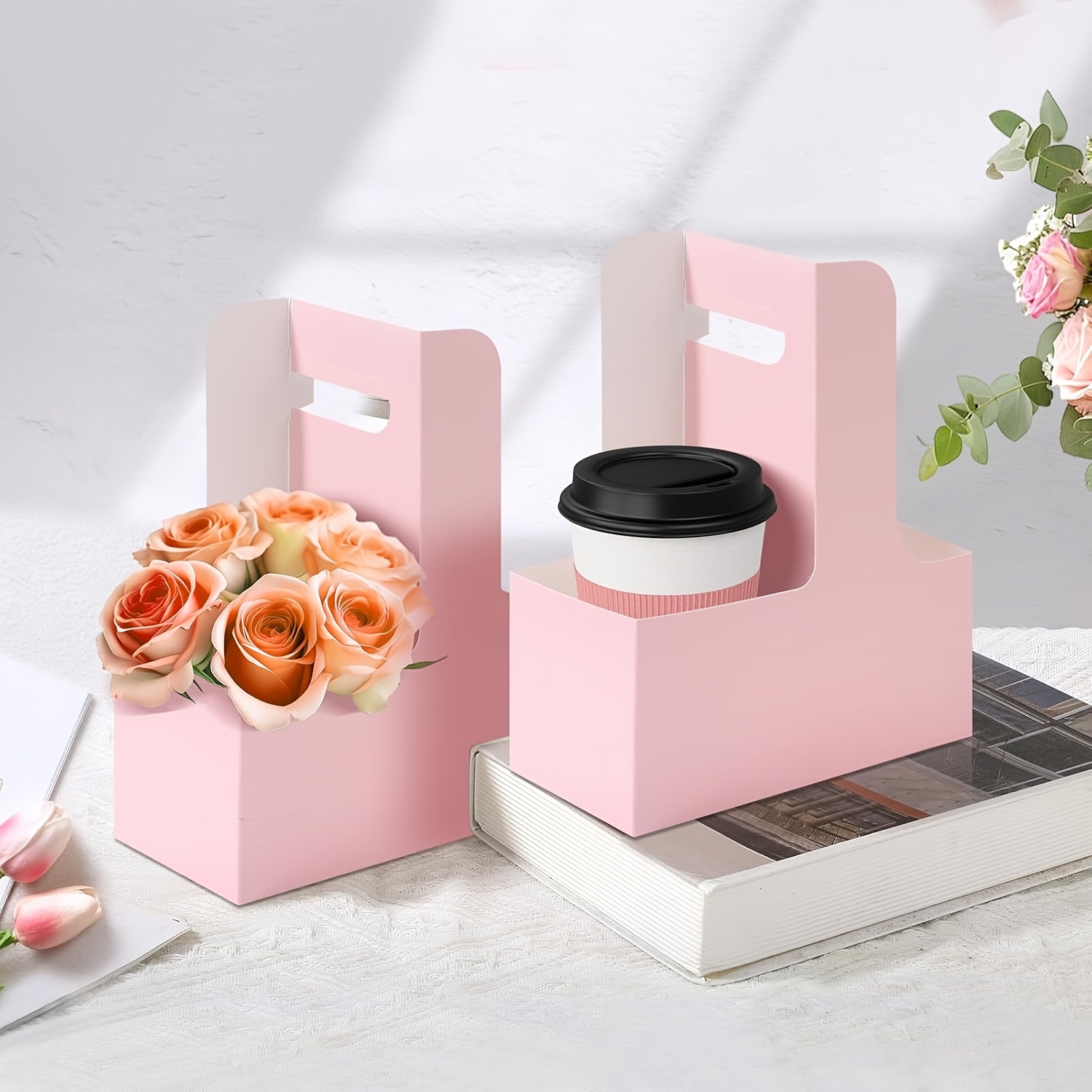 12pcs Pink Kraft Flower Gift B – обзор и цена Flower Wrap Kraft