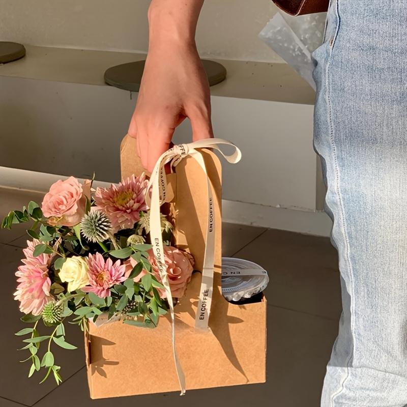 12pcs Pink Kraft Flower Gift B – обзор и цена Flower Wrap Kraft