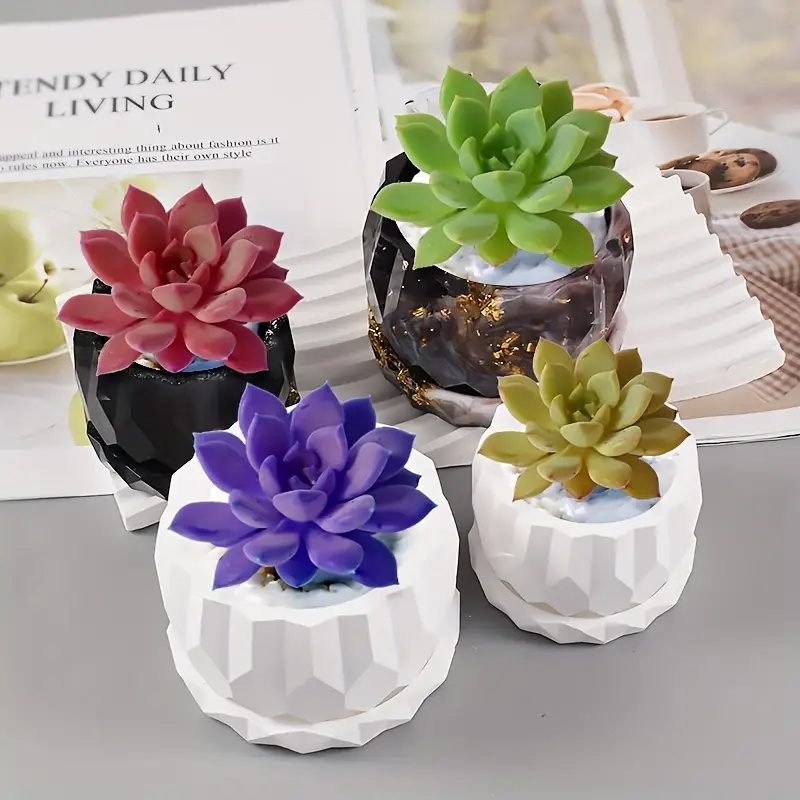 1 Set Silicone Planter Molds F – обзор и цена Florist Supply Vases