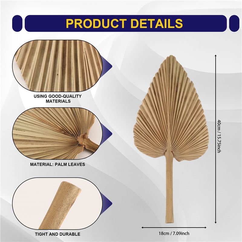 ABKO-6PCS Dried Palm Leaves Na – обзор и цена Palm Leaf Dried