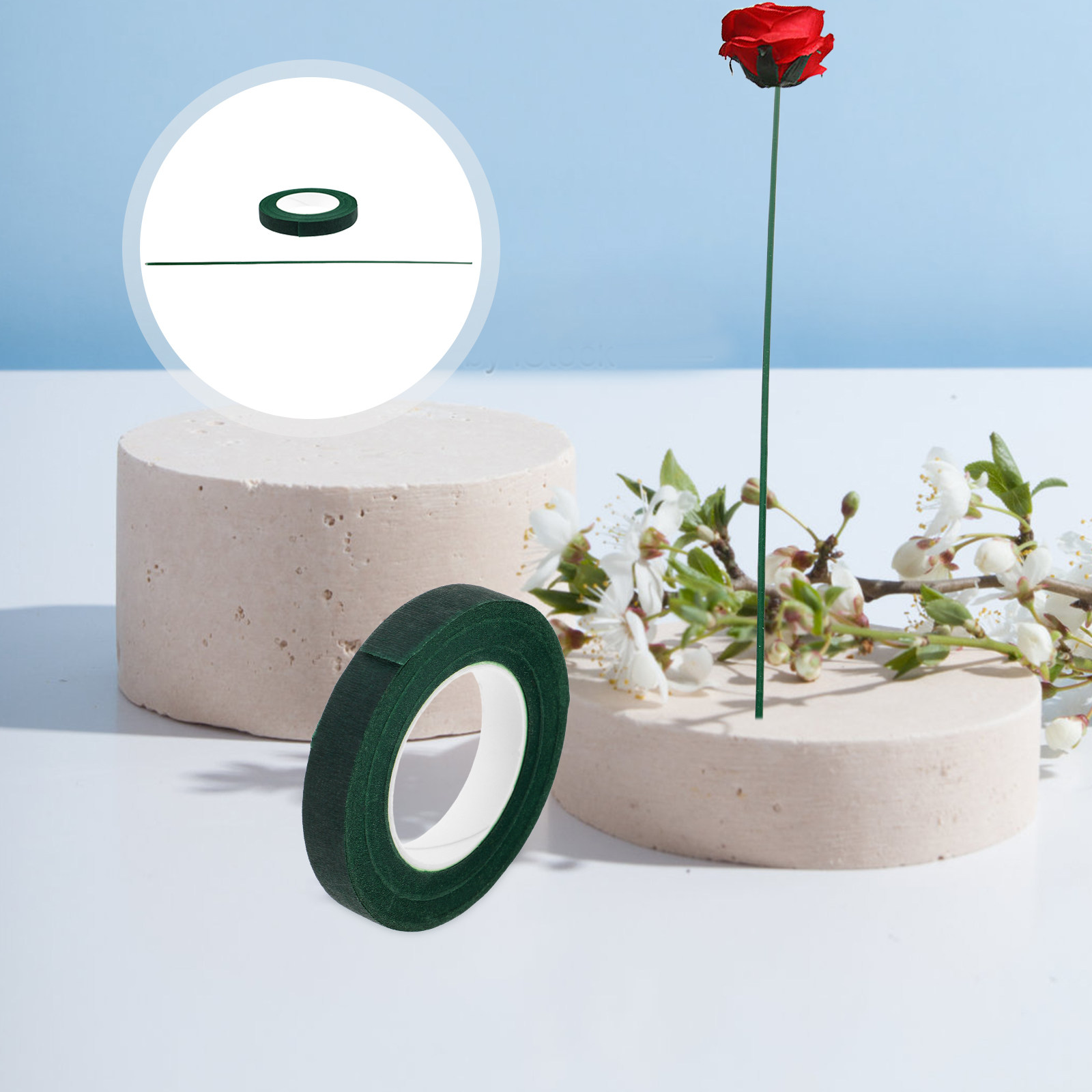 Floral Paper for Bouquets Tape – обзор и цена Wire Stem Florist