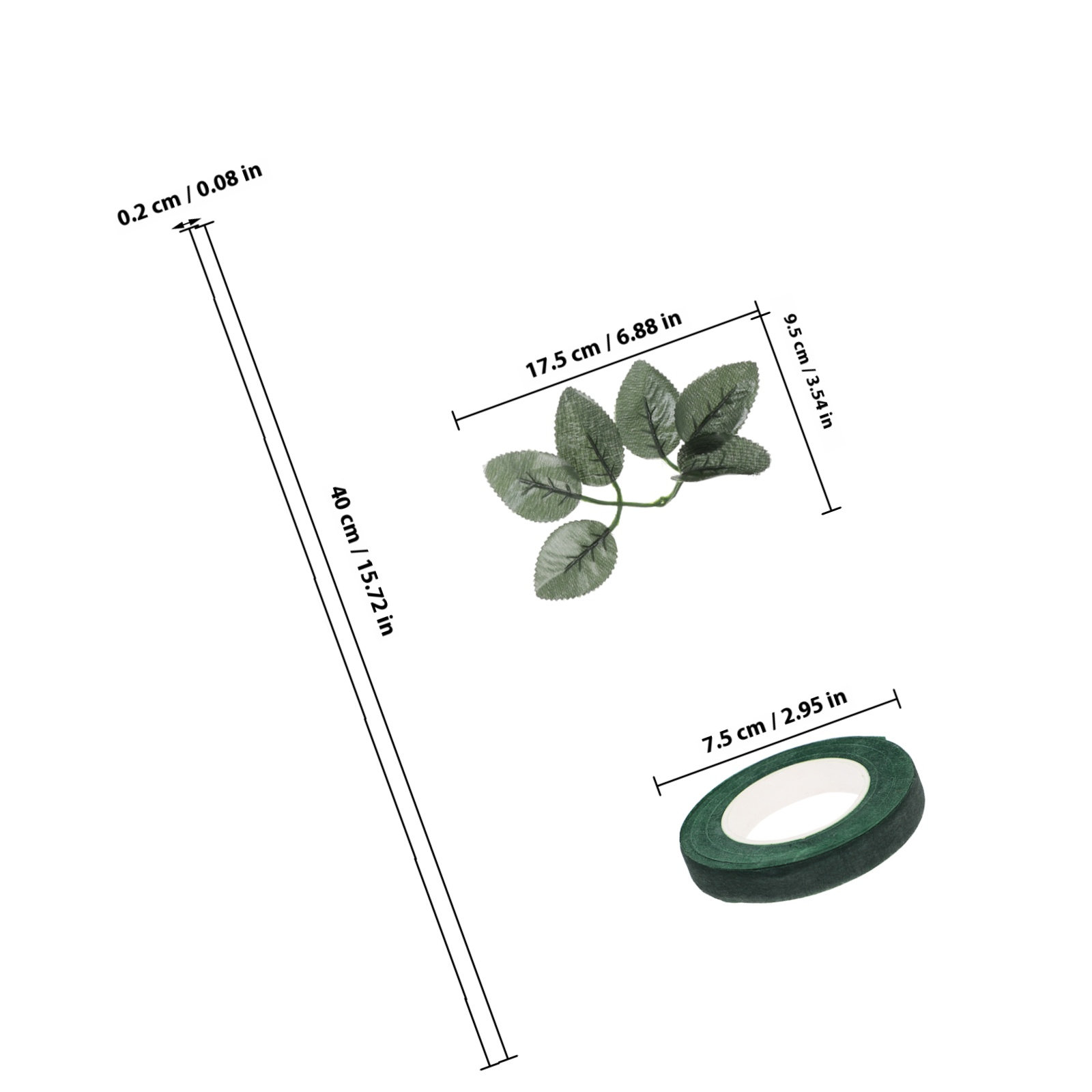 20Pcs Floral Arrangement Kit D – обзор и цена Wire Stem Florist