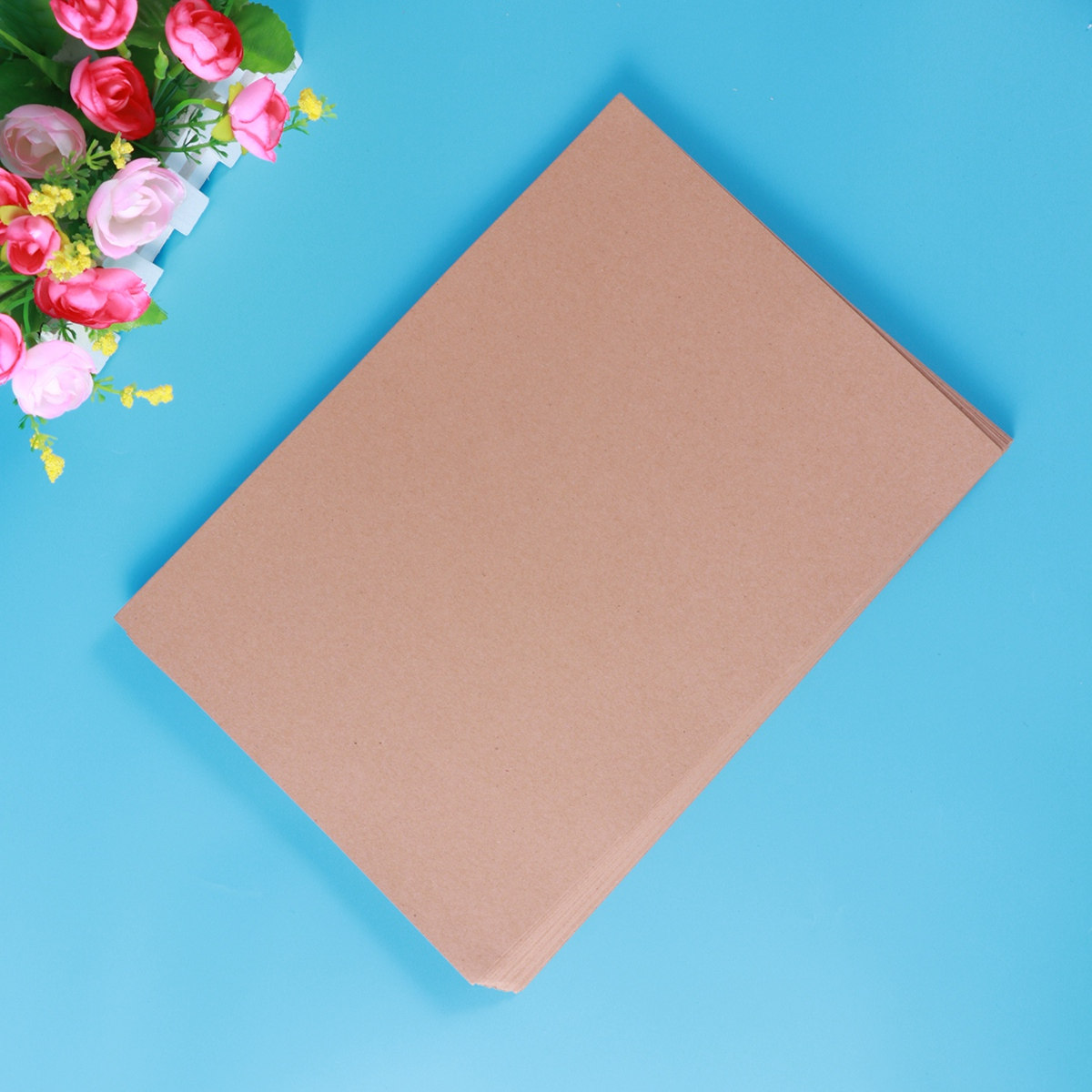 brown kraft paper gift wrappin – обзор и цена Flower Wrap Kraft