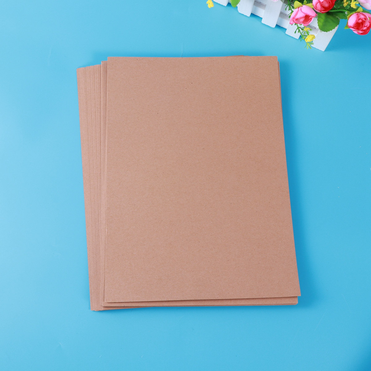 brown kraft paper gift wrappin – обзор и цена Flower Wrap Kraft